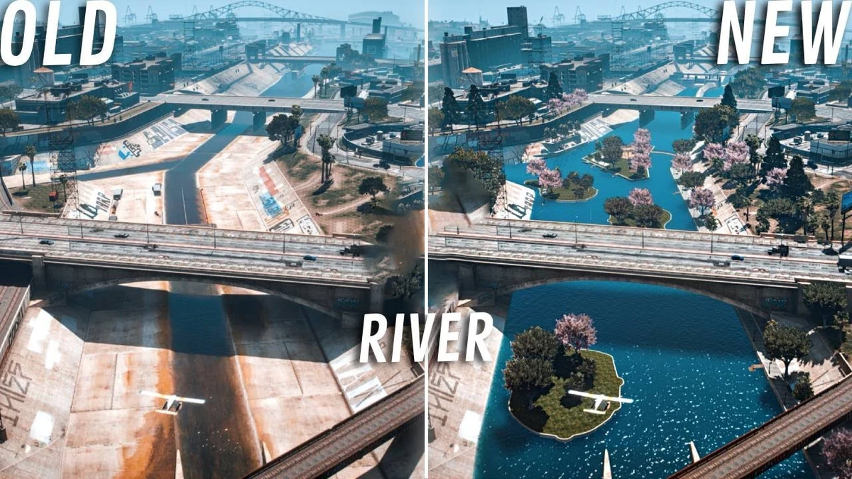 Los Santos River Mapping – Fully Open Source FiveM Map | Realistic Water Canals & Riverwalk
